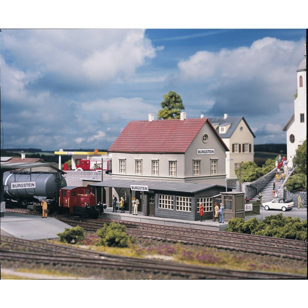Gare Burgstein Piko H0 61820 bâtiment de voyageurs train miniature H0