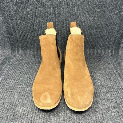 Shoe The Bear Chelsea Ankle Boots Suede Tan Beige Mens Size  display picture 3