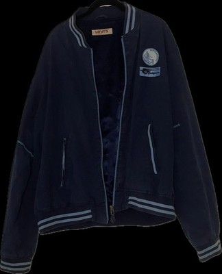 Levi's Collegejacke Herren XL dunkelblau Reißverschluss South Laguna California