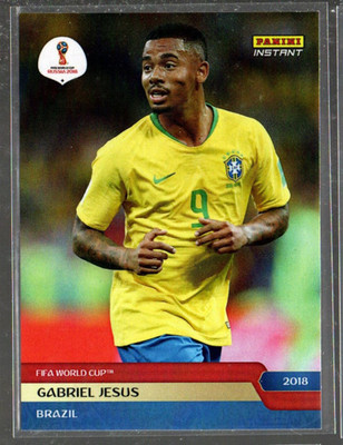 2018 Panini Instant World Cup #203 Gabriel Jesus/77*
