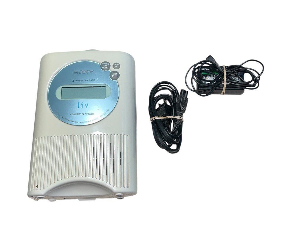 『新品』SONY ICF-CD73V ポータブルラジオ Sony Portable Splash Resistant Shower CD Radio Icf-cd73v Liv