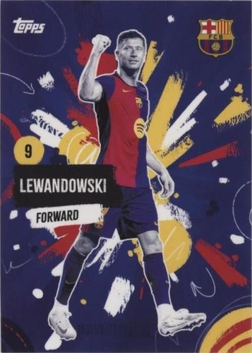 Lewandowski 2024-25 Topps FC Barcelona 125 Legacy Anniversary