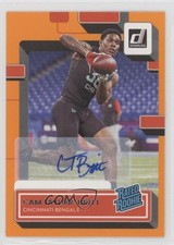 2022 Panini Donruss Rated Rookie Orange Auto Cam Taylor-Britt #378 Auto 1sb5