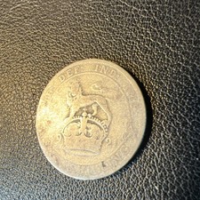 George V Shilling Silver Coin - 1921