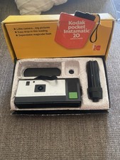 Kodak Instamatic 30 Vintage Camera With Instamatic 20 Box