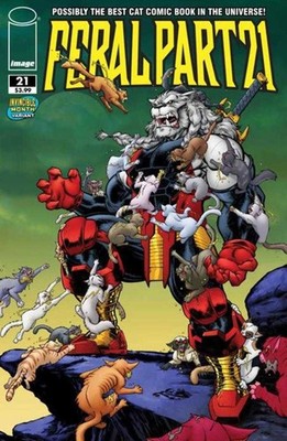 Feral #21 Cover E Tony Fleecs & Trish Forstner Invincible Team Up