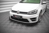 Front StoßStange Flaps Passend FüR Vw Golf R Mk7 Schwarz Hochglanz