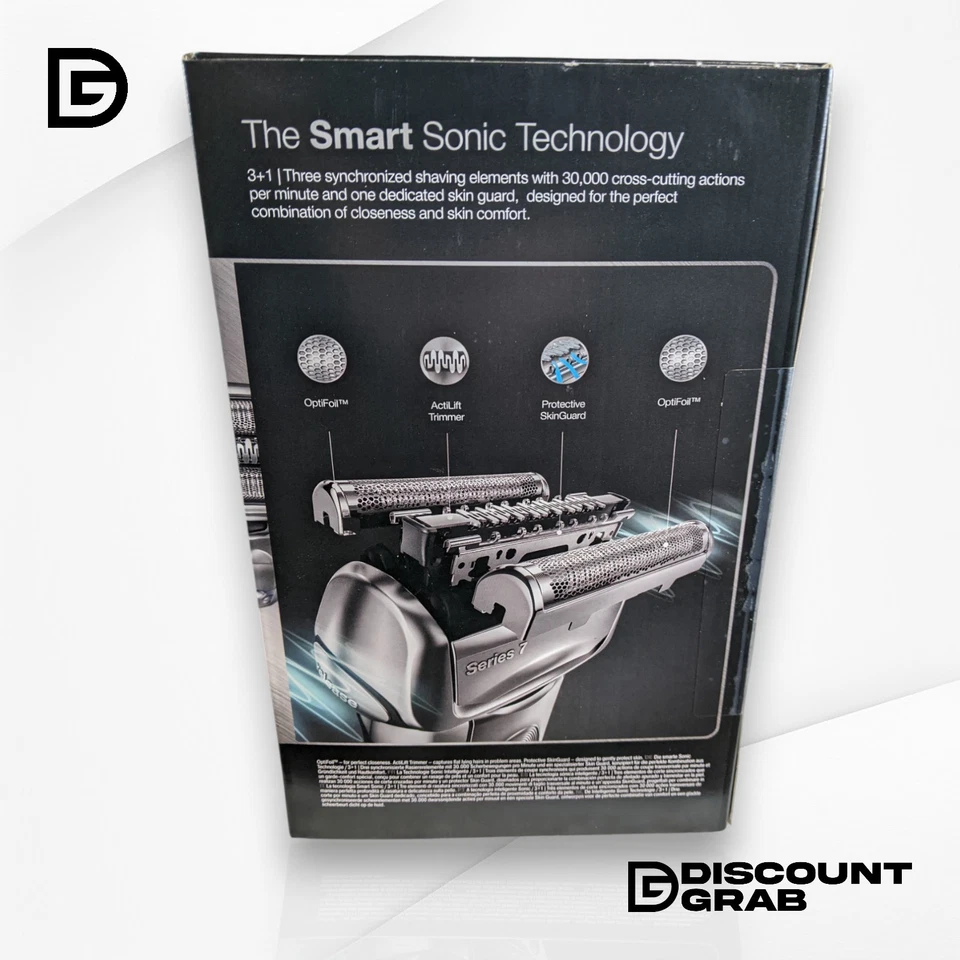 Braun Series 7 Pulsonic - (7790cc) - Smart Shaver w/ Clean & Charge Station - Image 2 of 4