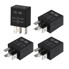PACLVIO 4Pcs 4 Pin 12V 30A Relay, Car Starter...