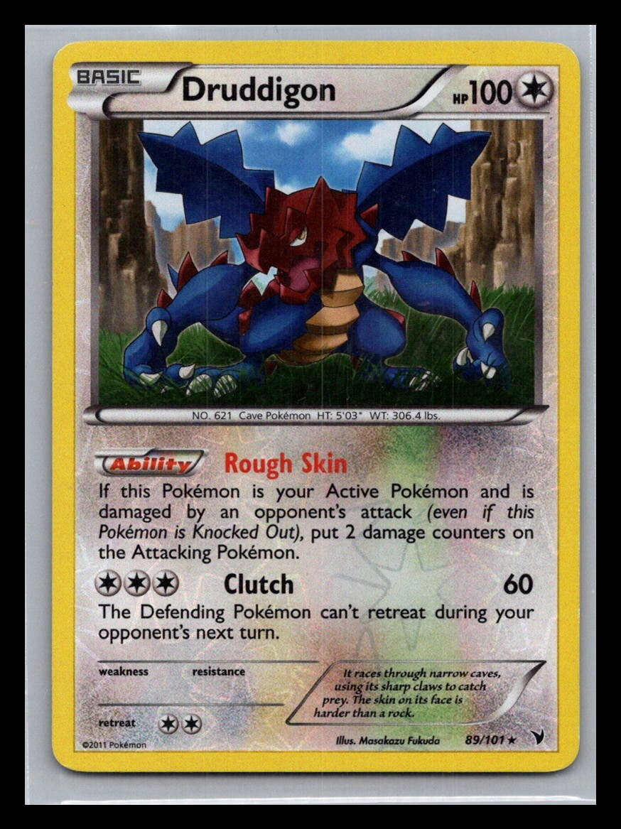 Druddigon Rare Noble Victories 89/101 LP