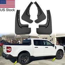 4xSplash Guard Mudguard Mud Flap Mud Guards Fenders For 2022-2025 Ford Maverick