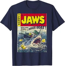 Jaws Pulp Attack - Movie 50th Anniversary Shark Unisex T-Shirt