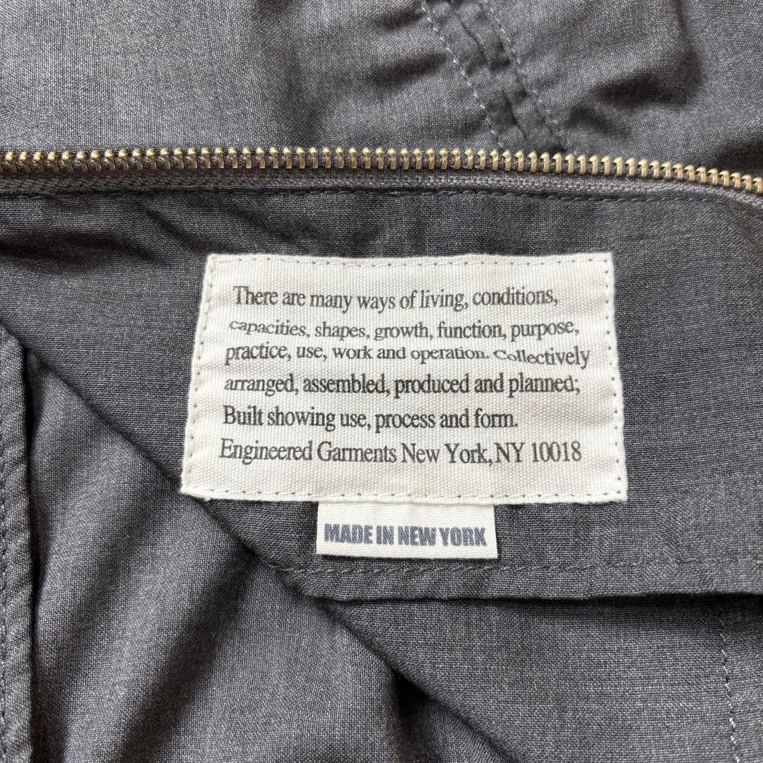 Engineered Garments Aviator Jacket Dark Gray Wool… - image 8