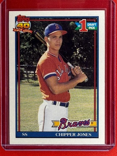 1991 Topps Chipper Jones #333 (RC)
