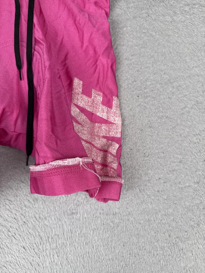 VINTAGE Nike Cycling Shorts Women Small Pink Logo Padded Chamois USA - Image 2 of 4