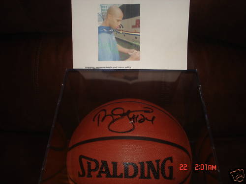 Richard Jefferson Autographed Basketball&case COA-Jefferson Auto Ball-New! - Picture 1 of 1
