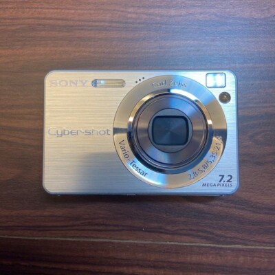Sony Cyber-shot DSC-W120 7.2MP Digital Camera - Silver for