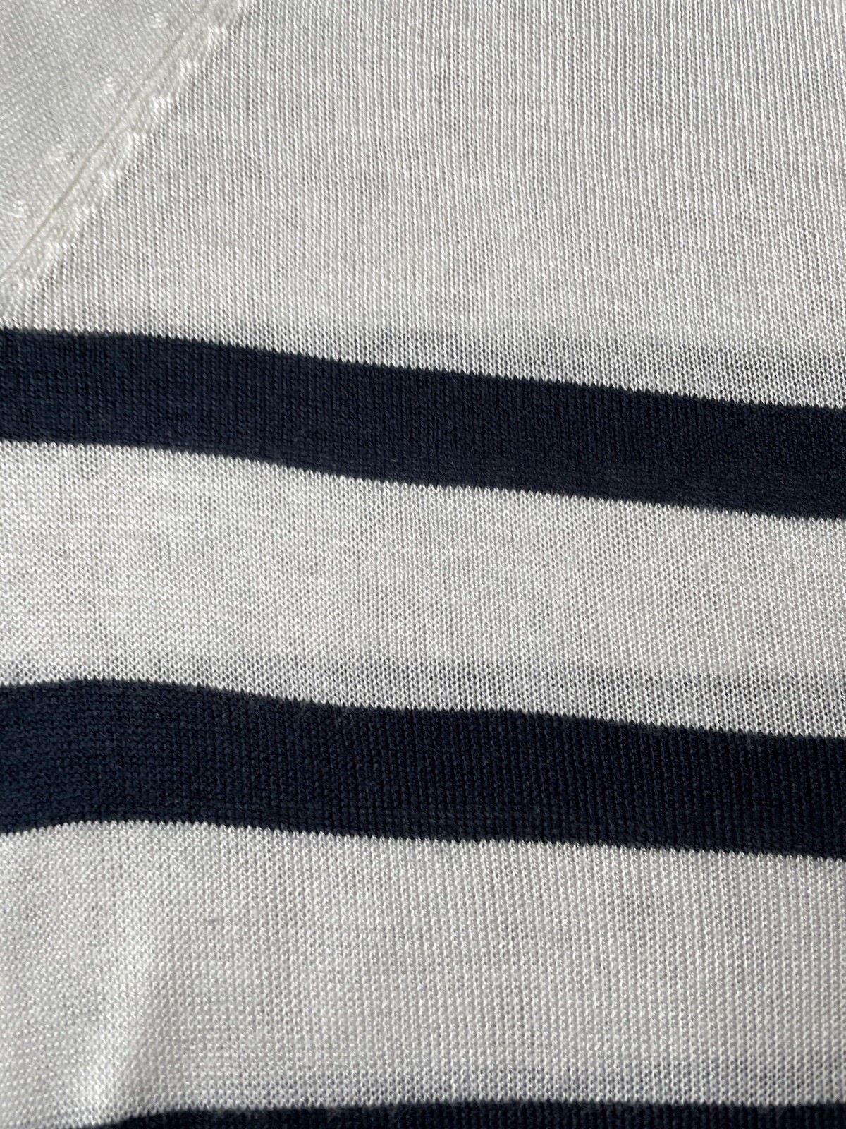 PRIMARK LADIES CREAM/NAVY STRIPE LIGHTWEIGHT JUMPER SIZE 2XS UK 10 image 2
