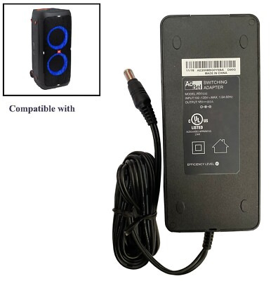 [UL Listed] 12V AC/DC Adapter For JBL PartyBox 310 Portable Party Speaker  Power