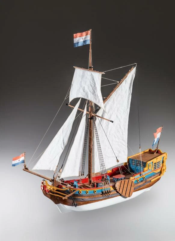 Dusek D023 - DUTCH STATENJACHT - 1:48 - Kit di montaggio completo da assemblare - Immagine 2 di 4