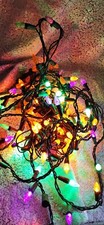 Halloween String Lights - Orange Green Purple string lights 100 Lights