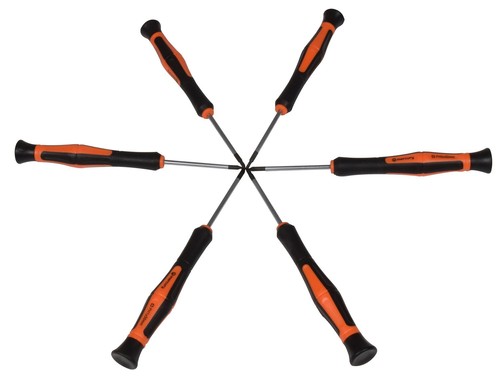 Precision SoftGrip Screwdriver Set for Small Screws Philips and Flat Set 6 Piece - Picture 3 of 3