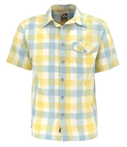Camisa a cuadros de algodón mediana Mountain Khakis MK Oxbow de manga corta - Imagen 4 de 5