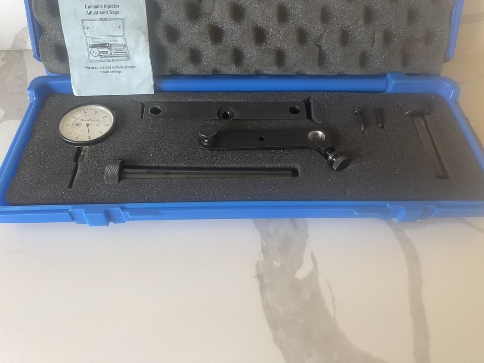 CUMMINS INJECTOR ADJUSTMENT TIMING GAGE SET CENTRAL TOOLS 6432 BIGBOX