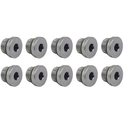 10 x YOU.S Ölschraube M18 x 1,5 für BMW X5 E53 E70 F85 X6 F86 E71 Z4 E86 E85 E89