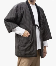 WATANOSATO HANTEN Warm Haori Kimono Jacket Japanese traditional Kurume Japan#200