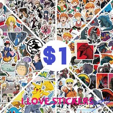 800+ Various 50pcs Cartoon Kids/ Anime/ Movie &TV Stickers Waterproof Skateboard