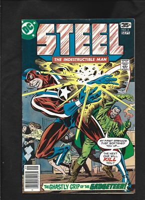 Steel The Indestructible Man (1978) #1 2 3 4 5 1-5 (VF/NM) Complete Set Run DC main image 1