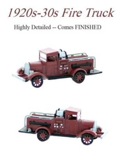 HO scale Fire Truck 1920s-30s era Finished and Highly Detailed vintage vehicle
