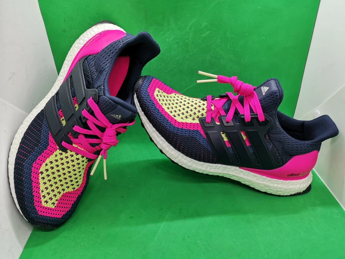 Ultra boost blue clearance pink