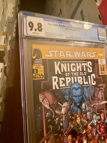 STAR WARS KNIGHTS OF THE OLD REPUBLIC HANDBOOK #1 CGC 9.8! White Pages! WOW! - Picture 2 of 9