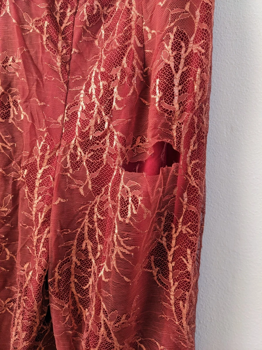 Venus red best sale lace jumpsuit