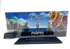Figpin One Piece Deluxe Box Set Gold LE 1000 Usopp Nami Luffy Zoro Sanji SEALED