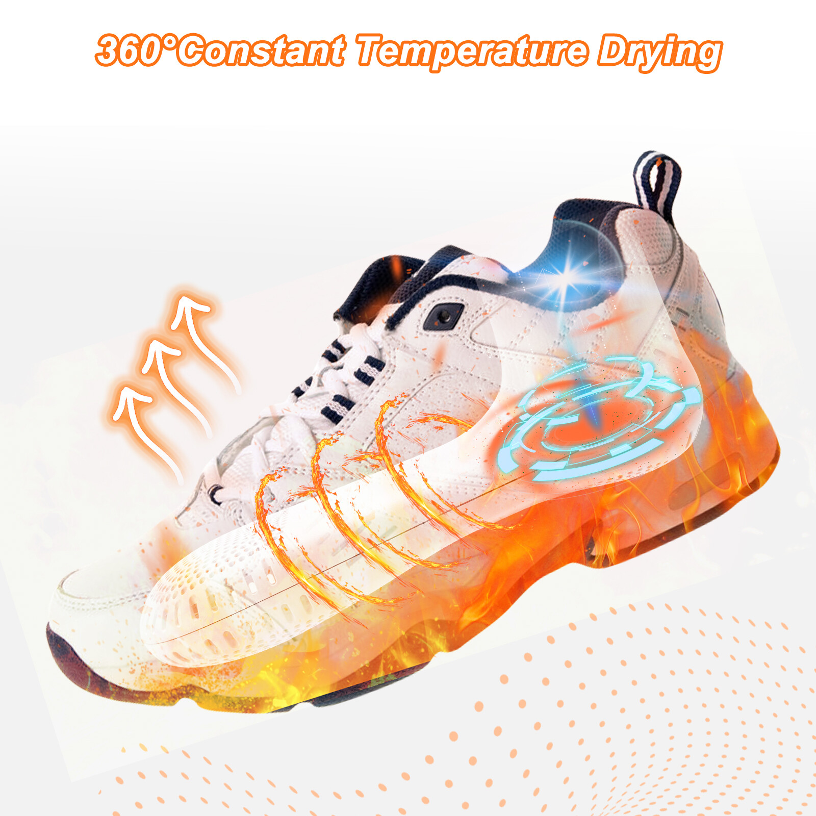 Electric 2 Shoe Dryer Deodorizing Boot Warmer 720 Mins Timer Heating