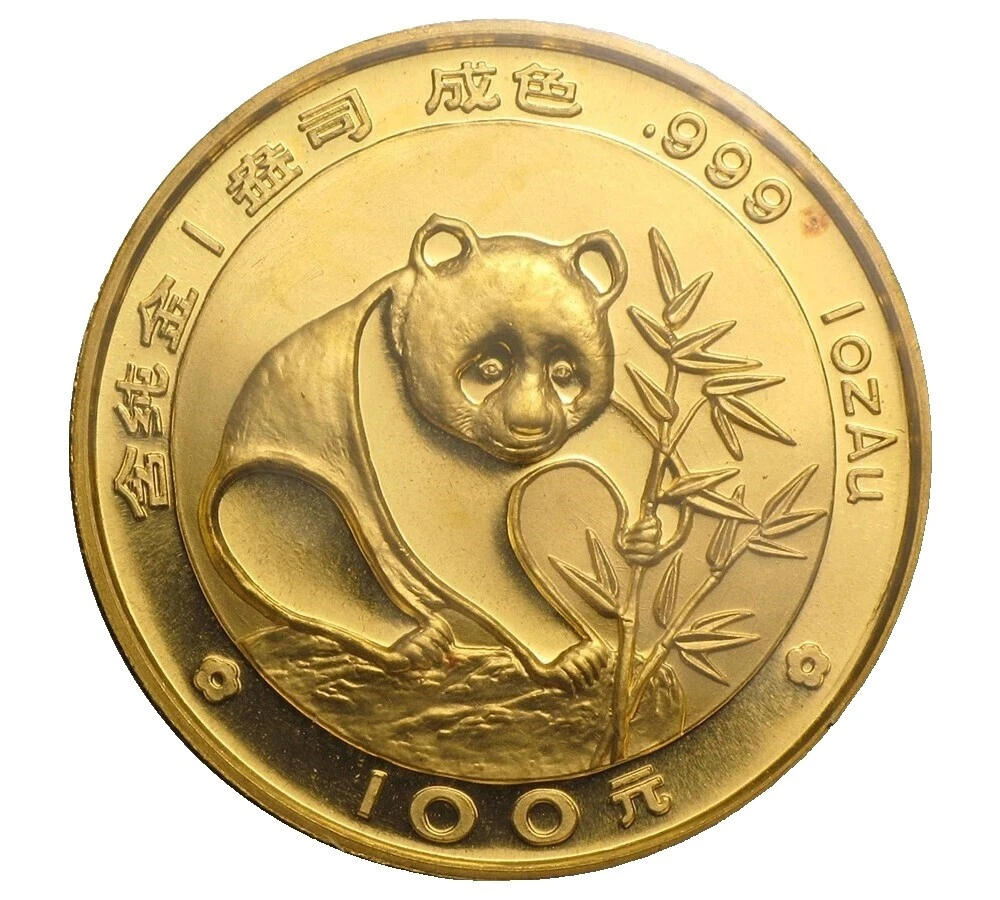 Chinese Panda Uncertified 1 oz Precious Metal Content per Unit Gold Bullion Coins