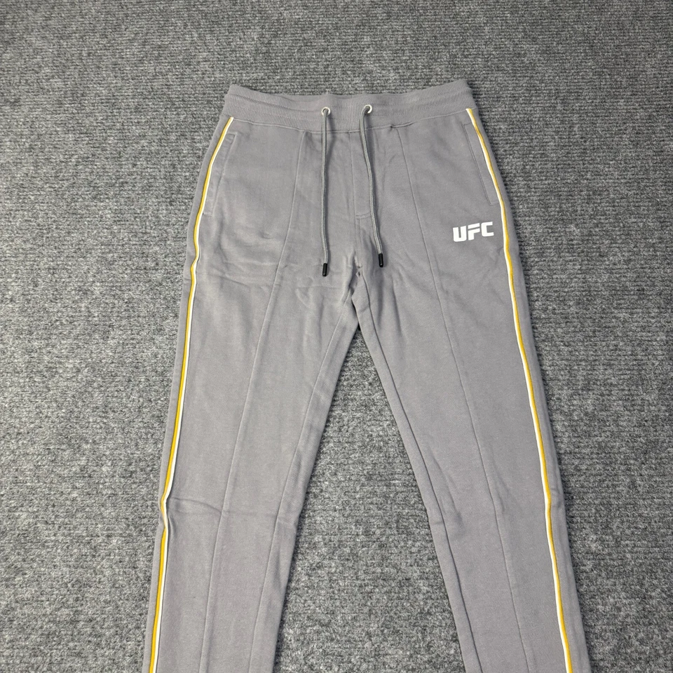 UFC Joggers Mens Small Grey Sweatpants Fight Night MMA Cotton Casual - Image 2 of 4