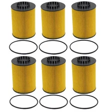 Wix 57462 Engine Oil Filter Set (Cartridge Lube Metal Free Filt) (6 Pieces)