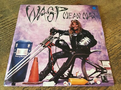 WASP - Mean Man 7'' single 45 rpm vinyl - CL 521 Capitol Records