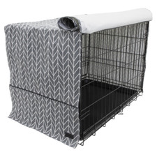 Stylish Dog Crate Cover With Top Opening Pet Water-Resistant