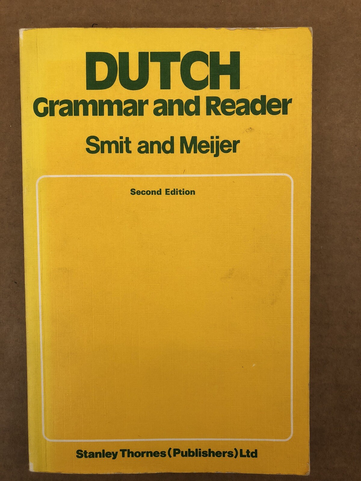 Dutch Grammar and Reader by J. Smit, Reinder P. Meijer (Spiral Bound, 1978)