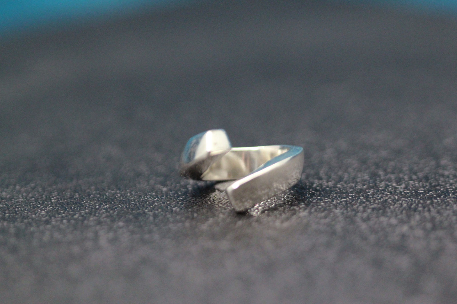 925 Sterling Silver Bypass Solid Wrap Around Size… - image 5