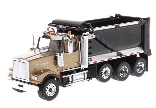 Diecast Masters Western Star 4900 SF Dump Truck gold 71080 1:50 - Picture 3 of 3