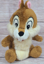Disney Plush Chip Chipmunk Stuffed Animal Toy Brown Cream 7.5"