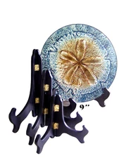 5" SMALL BLACK Wood Easel Plate Stand Display Tripar 23-1205B HIGH QUALITY ITEM