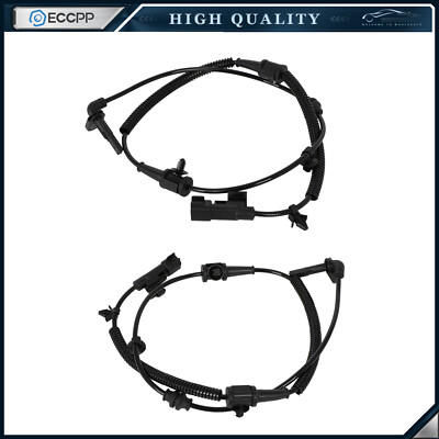 Pair Front ABS Wheel Speed Sensors For Buick LaCrosse 2010-2015 Regal 2014-2015