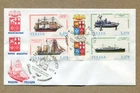 ITALY ITALIA Marina Militare & Mercantile Series1977 BLOCK OF 4 STAMPS FDC